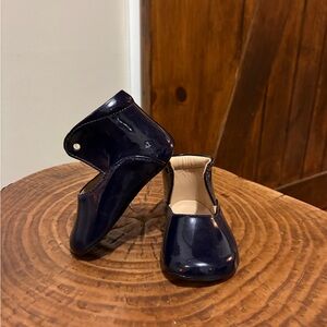 Elegant Navy Baby Shoes